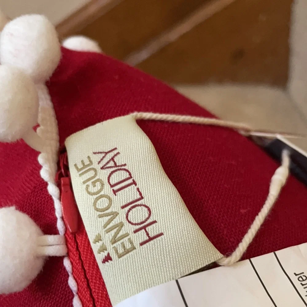 Holiday dachshund pillow
